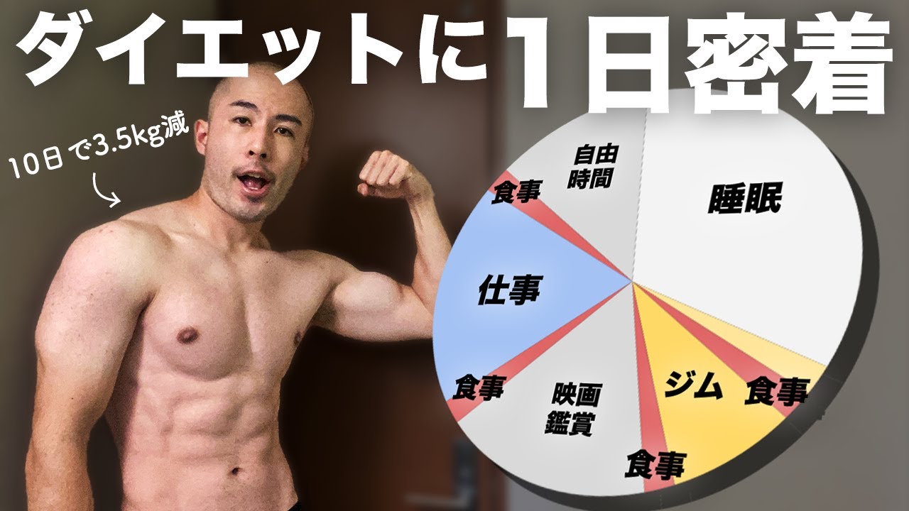 【1日密着】短期間で劇的に痩せたダイエットルーティン