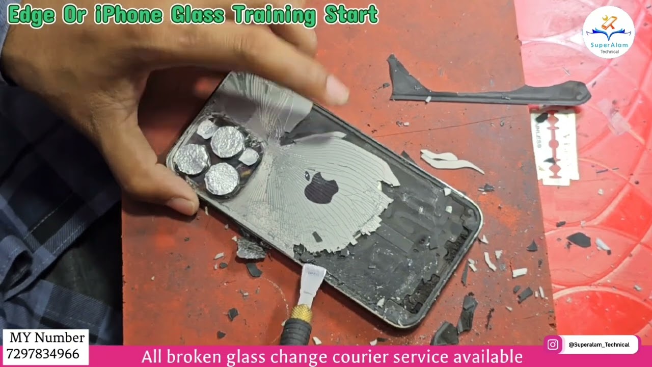 iPhone 13 pro Or 13 Pro Max Back Glass Replacement laser Machine || laser machine का फायदा