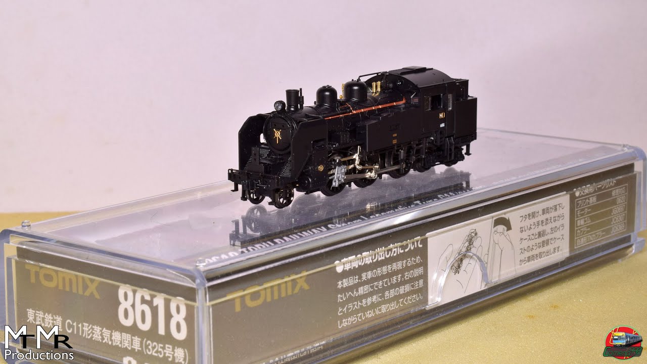 Открытие паровоза Tomix JR Class C11 (325) - 8618