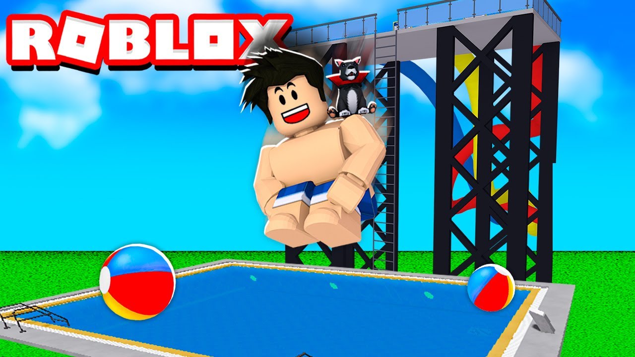 LOKIS CAINDO NA PISCINA GRANDE | Roblox - Briquatica