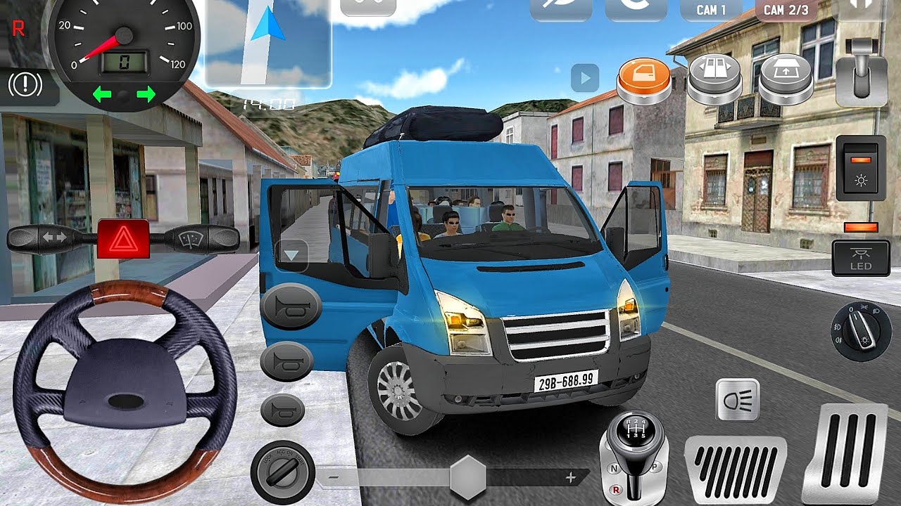 Real Ford Transit Games - Passenger Pickup Van Game Driving 3D Minibus Simulator - Android Gameplay