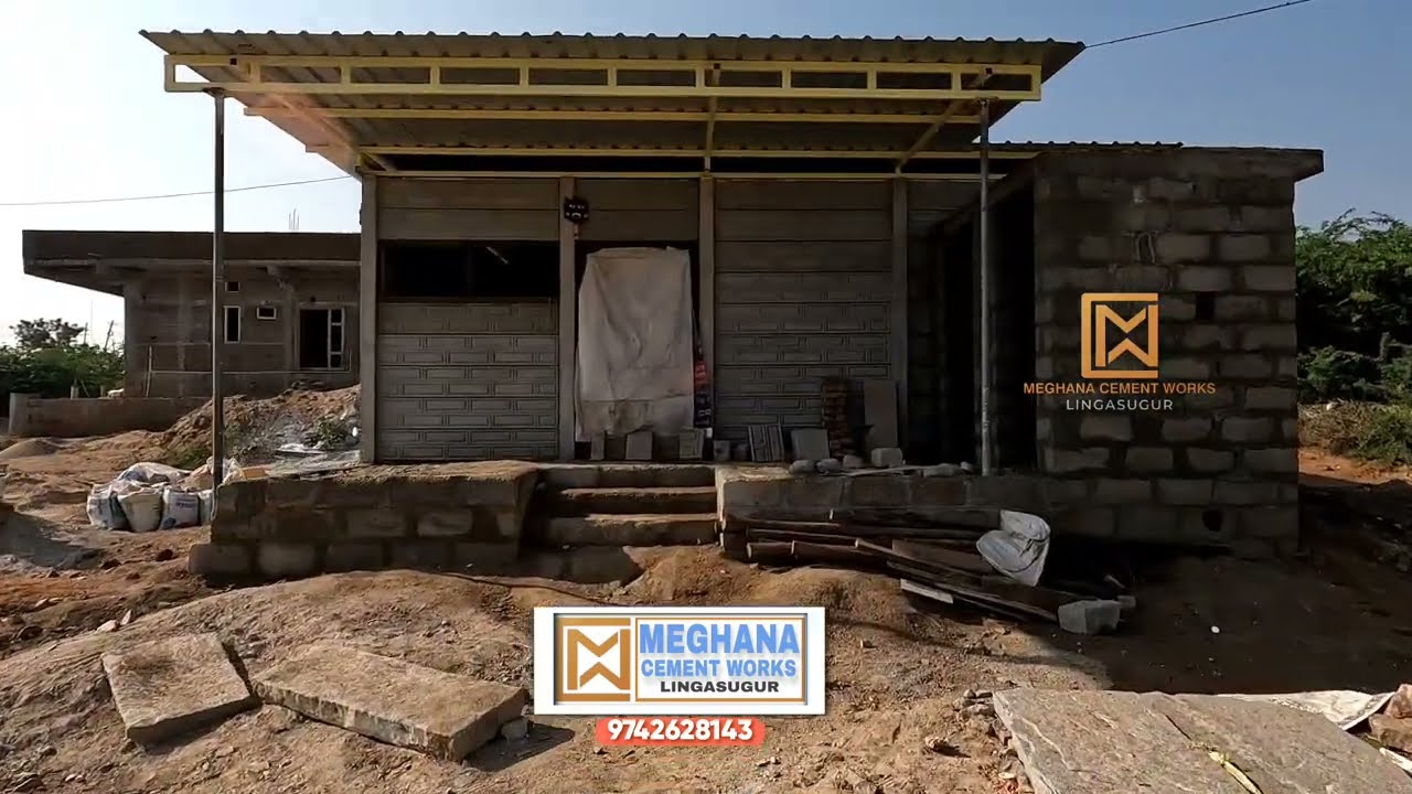 Low budget House | Readymade houses | readymade compound wall |karanataka|lingasugur |instant houses