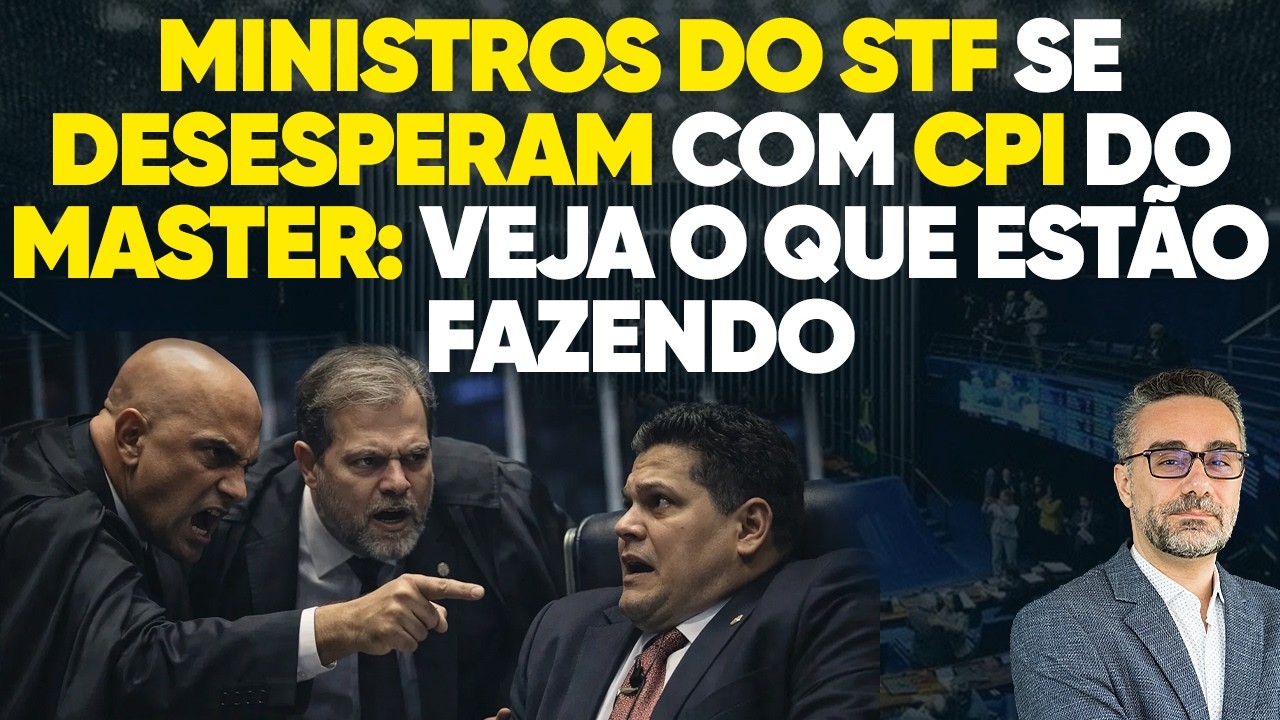 🚨 Estão com MEDO: ministros do STF pressionam Alcolumbre contra CPI do Master!