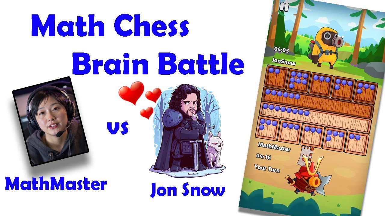 MathMaster vs Jon Snow &ndash; Epic Brain Battle! Math Chess Strategy Game