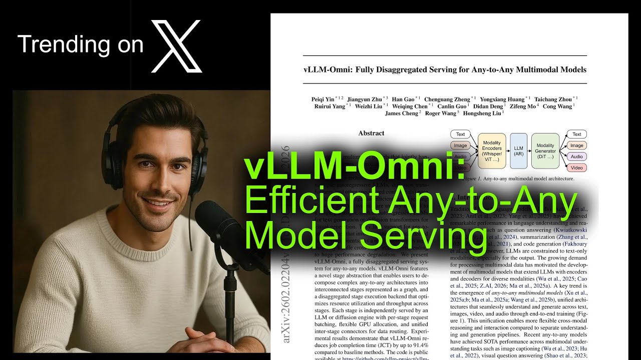 vLLM-Omni: Efficient Any-to-Any Model Serving