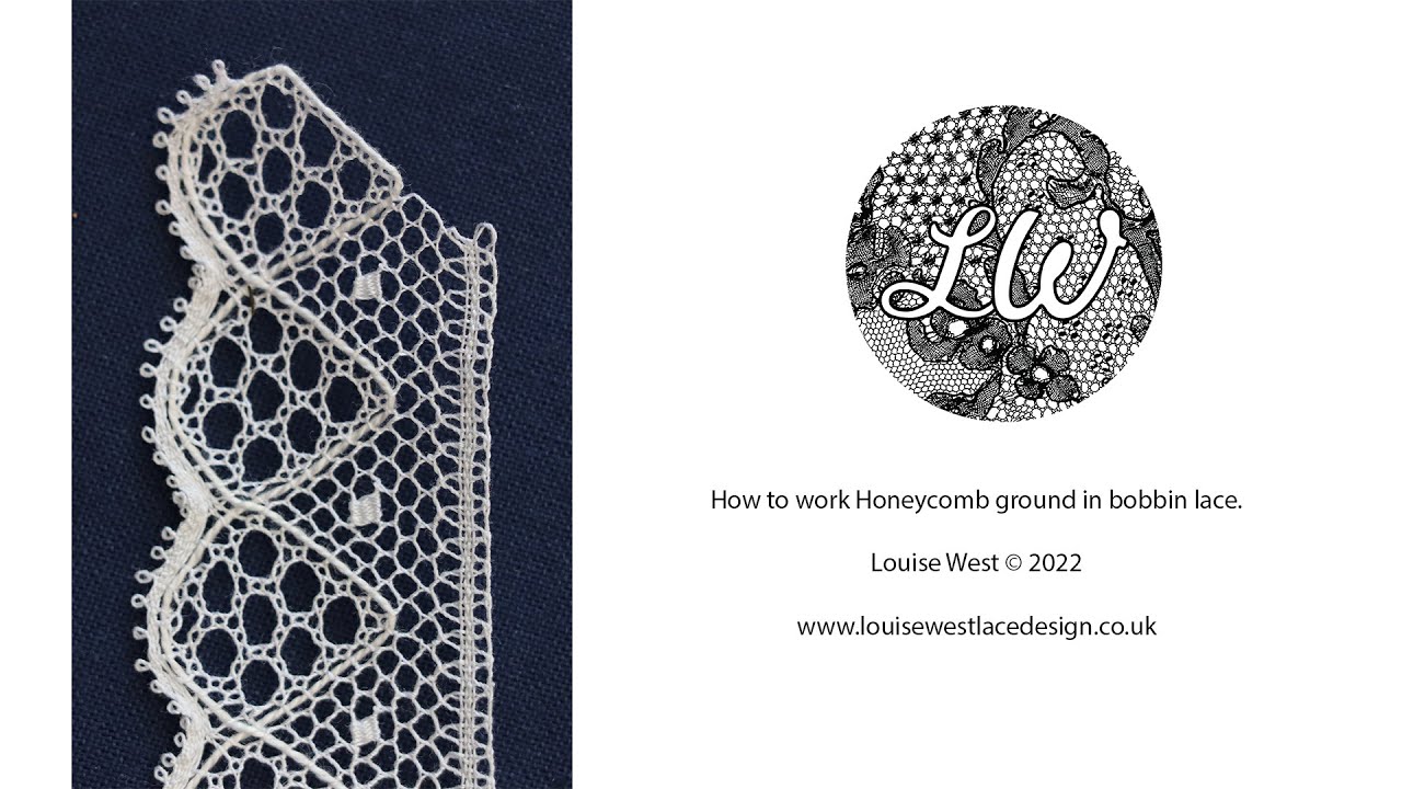 How to work Honeycomb ground in bobbin lace