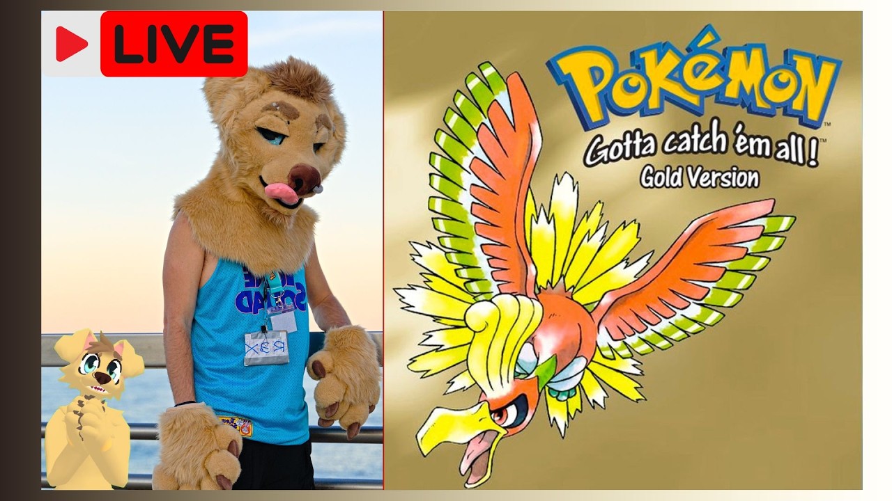 POKEMON GOLD NUZLOCKE.. i am scared of miltank - fursuit & furry vtuber!