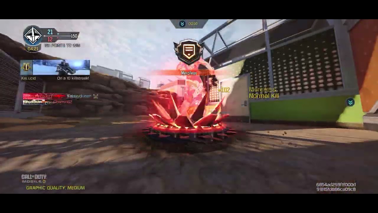 Call of Duty Mobile Ranked Hardpoint MVP 