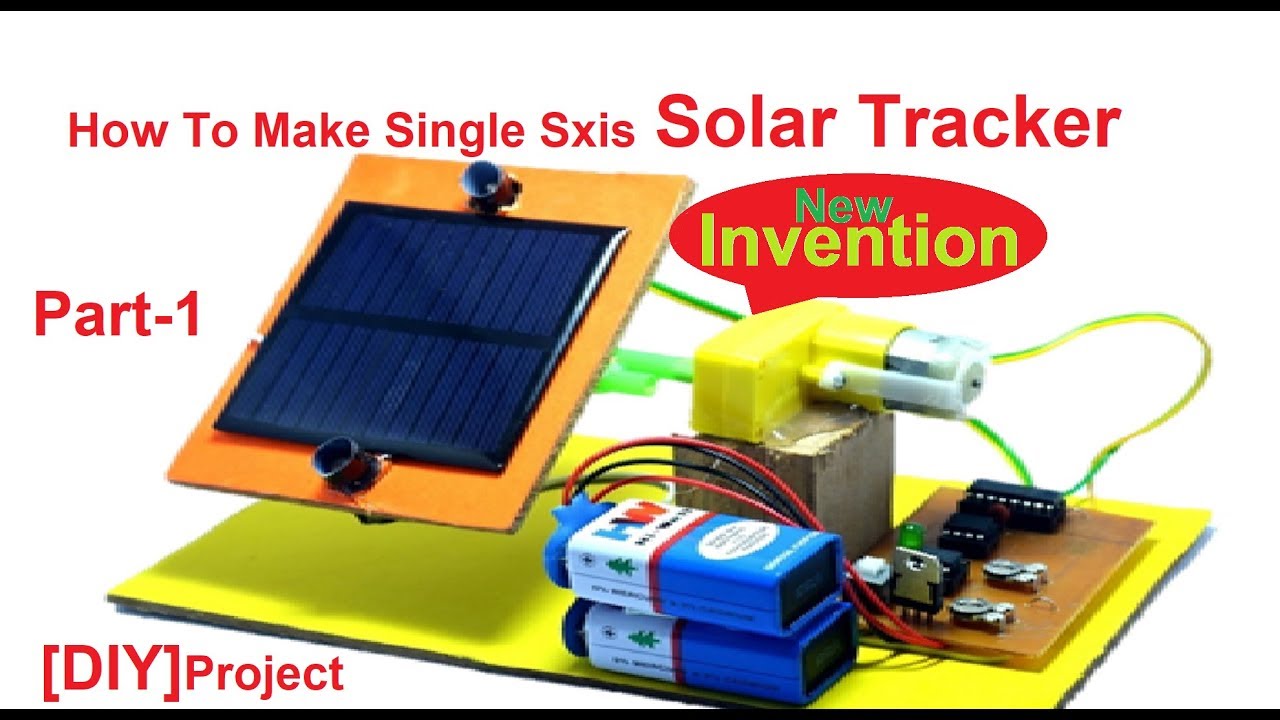 [DIY]  How To Make Single Axis Solar Tracker[PART-1]