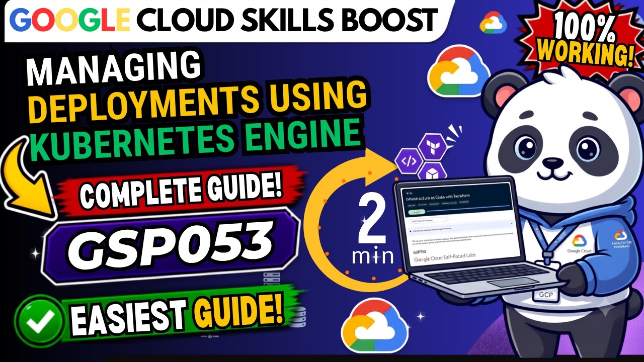 Managing Deployments Using Kubernetes Engine #GSP053 #qwiklabs Google Cloud Arcade #qwiklabsarcade