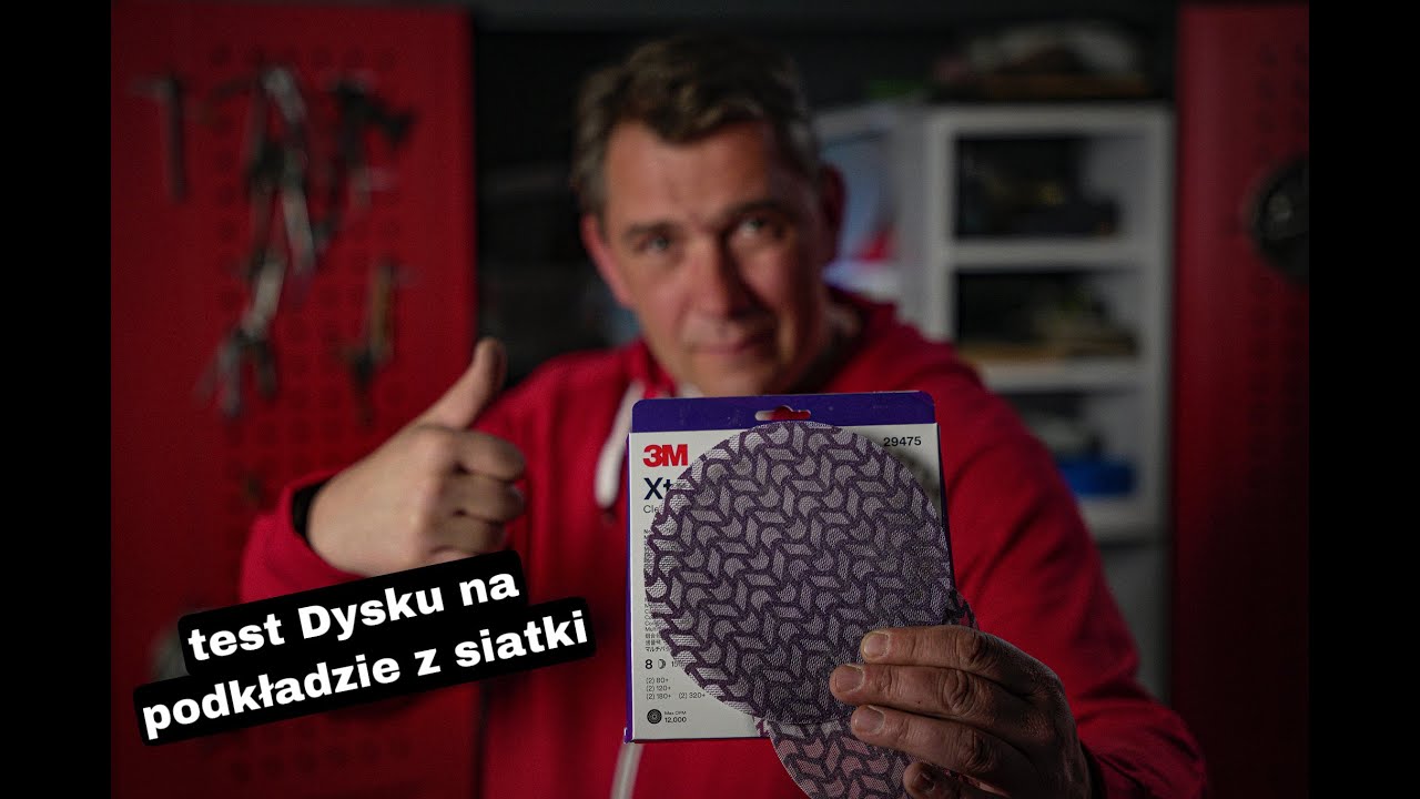 Szlifowanie bez brudu i pyłu: TEST Dysku na podkładzie z siatki 3M&trade; Xtract&trade; Cubitron&trade; II 710W