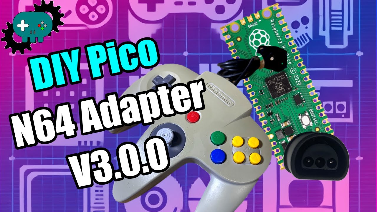Use an N64 Controller anywhere with a Raspberry Pi Pico (V3)