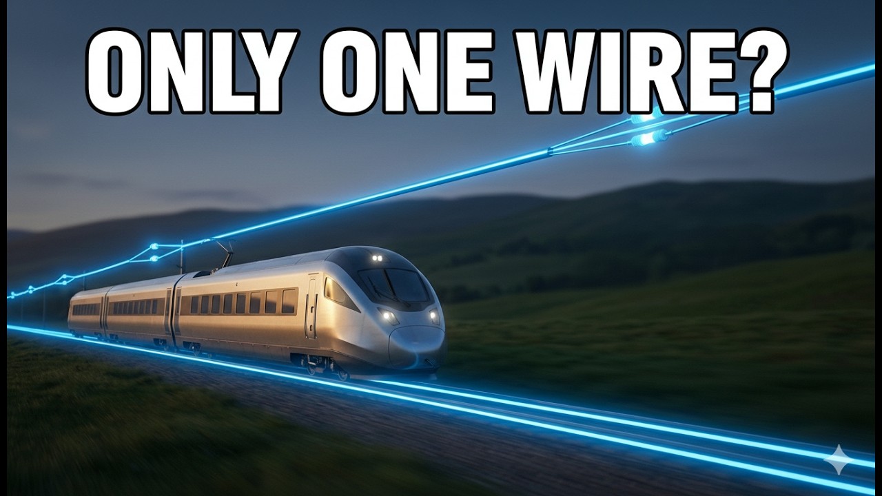 The Fascinating Engineering behind Electric Trains! Electric Train – Single Wire Mystery #tech