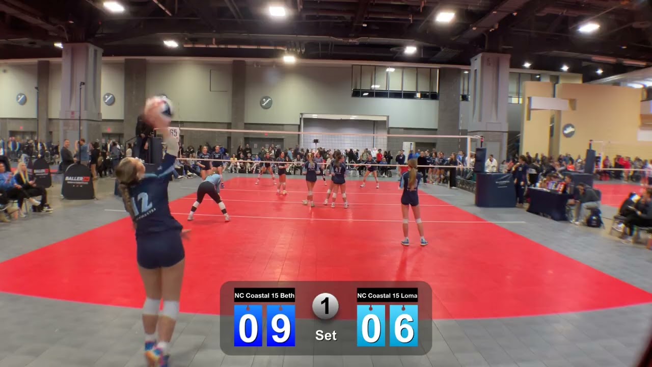 NC Coastal 15 Beth vs NC Coastal 15 Loma  Set 1 Match 2                                    2/16/2026