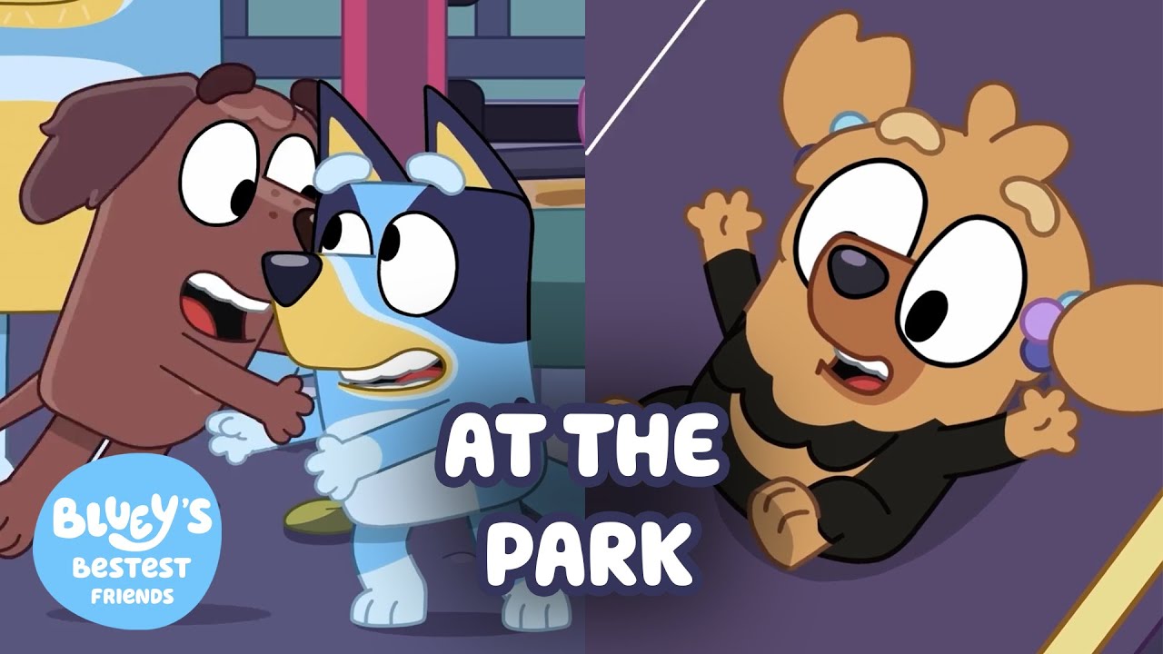 Park Play Dates 🛝🥰 | Fun with Friends 💙 | Bluey's Bestest Friends - Official Channel