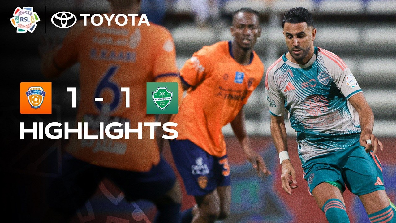 Points shared! 🤝 Al Fayha and Al Ahli end level ⏱️ | Powered by Toyota
