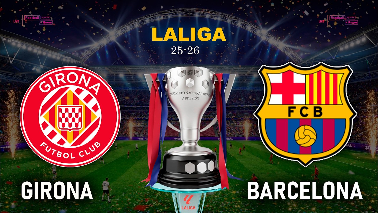 GIRONA vs BARCELONA - La Liga 25/26 | Full Match All Goals | Simulation PES