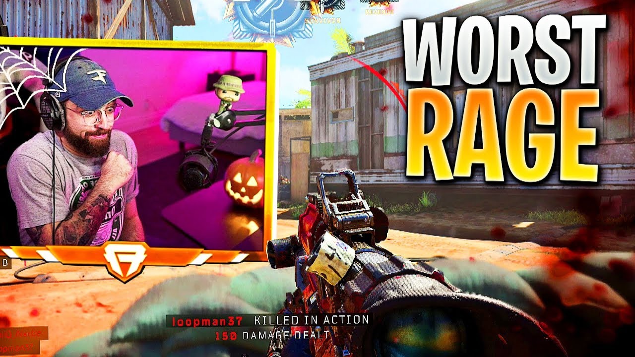 My sniping made this kid INSANELY ANGRY... (BO4 Rage & Funny Moments)
