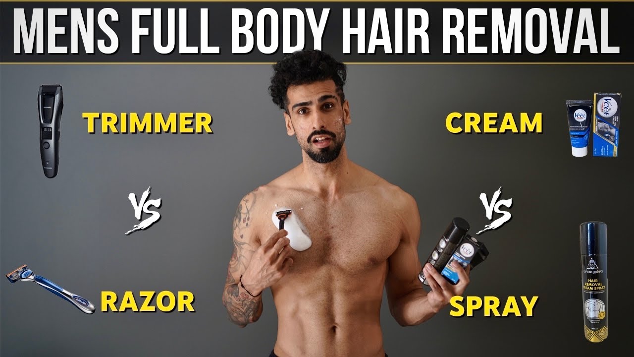Best Methods To REMOVE BODY HAIR For Men | Abhinav Mahajan