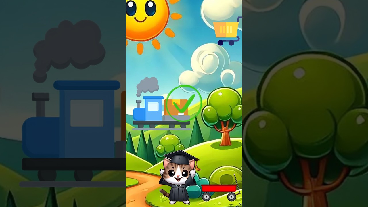 Choo-choo! The train is coming! 🚂✨ 