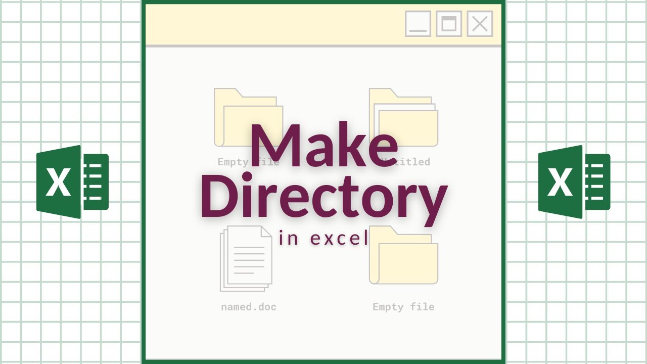 Make Directory in Excel‼️ #excel
