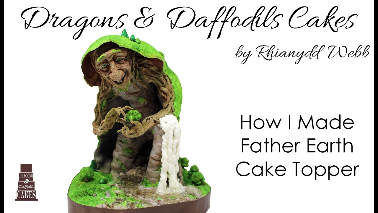 How I made father earth - a large cake topper with internal armature