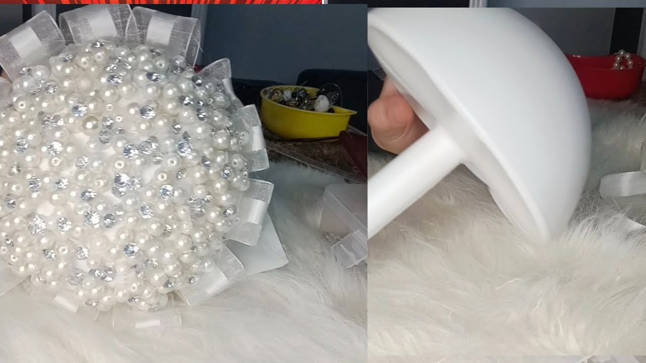 مشروع جديد بدون تكاليف بوكيه العروسه اللولو من غير سلك وتكلفته