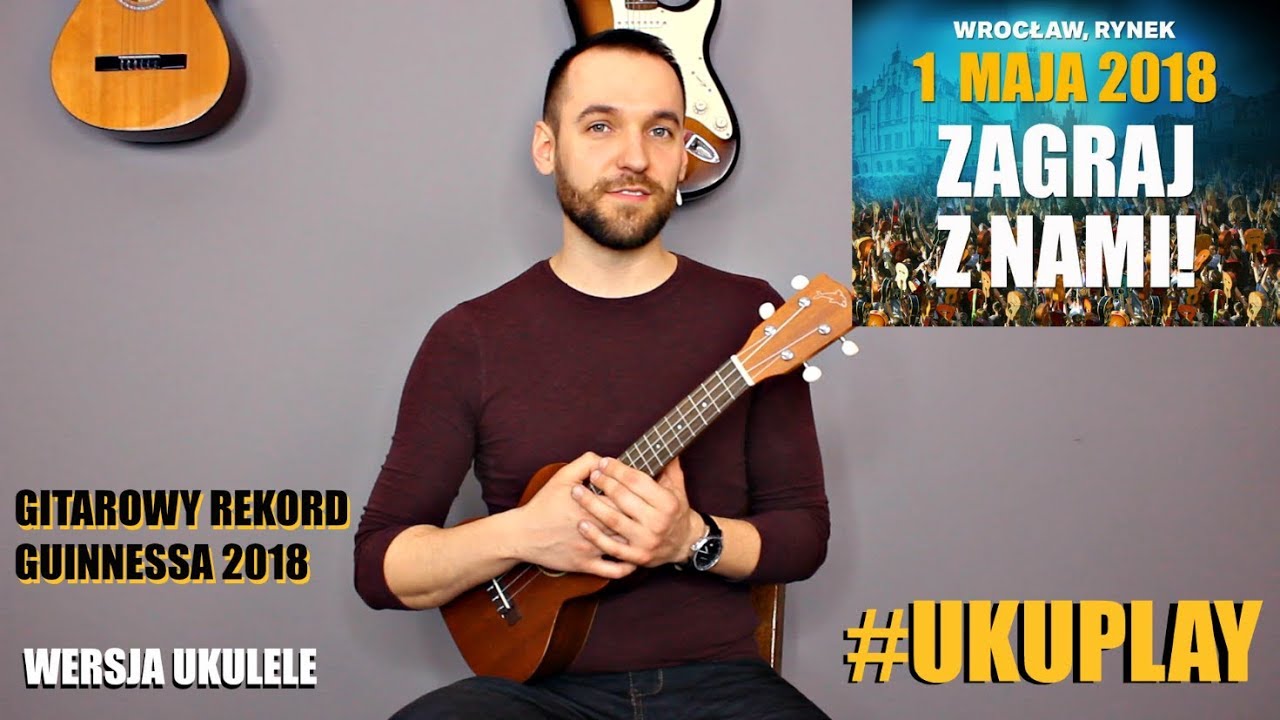 Hey Joe | Gitarowy Rekord Guinnessa 2018 | Lekcja Ukulele