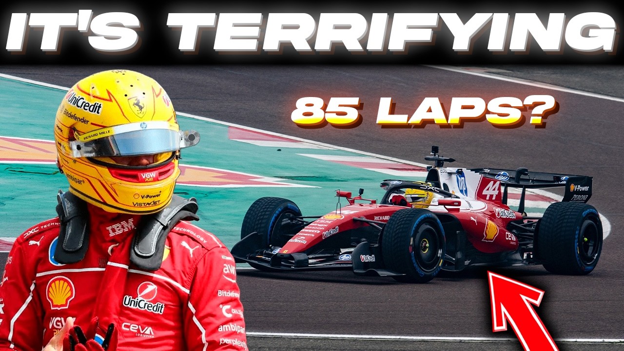 Hamilton dispels doubts on the second day of testing with the SF26, completing 85 laps