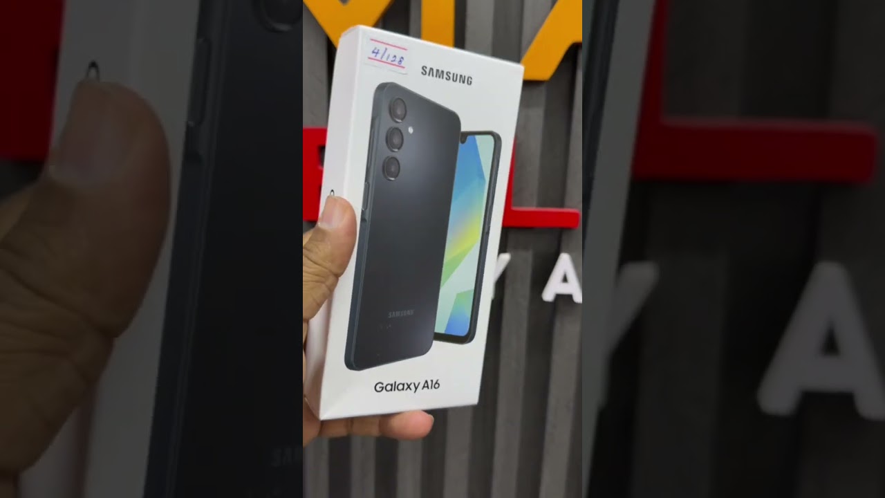 Samsung A16 දැන් අපි ගාව තියෙනෝ..😁😍😍