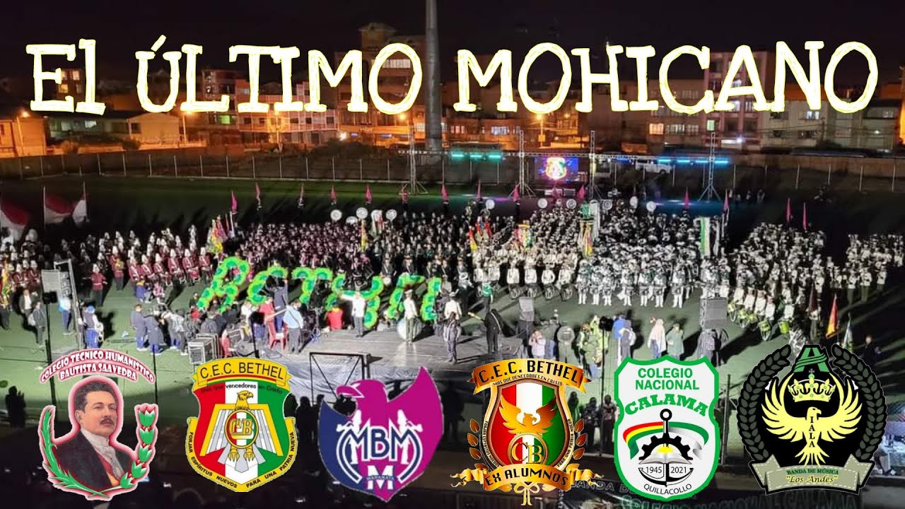 FUSIÓN DE BANDAS - Marcha - EL ÚLTIMO MOHICANO 2022