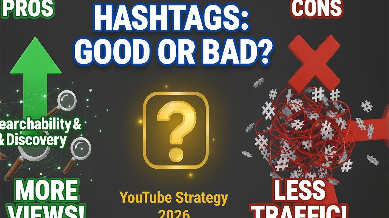 To Hashtag or Not? YouTube Growth Strategy 2026
