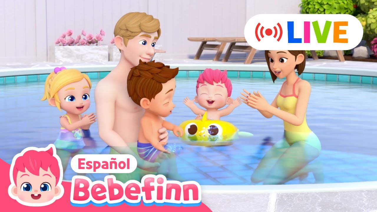 [🔴EN VIVO] El Verano Divertido con Bebefinn | Canciones para Ver con Familia | Bebefinn en español