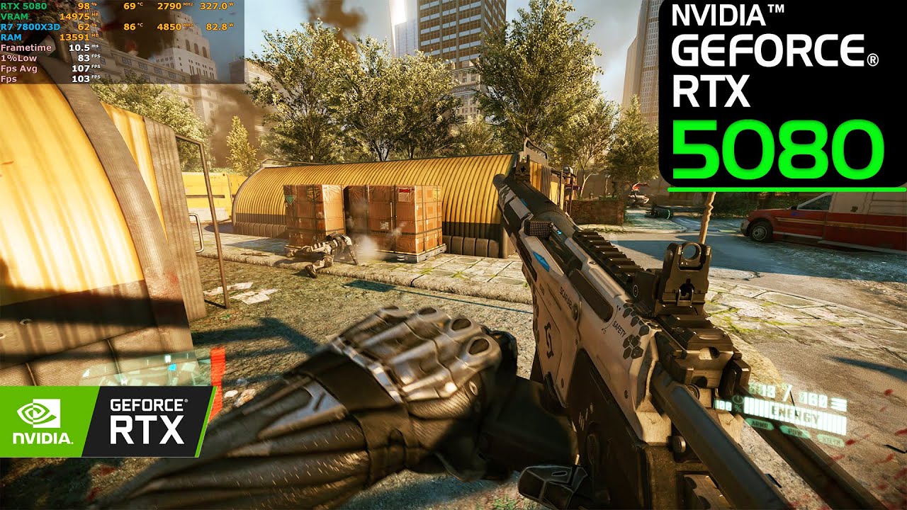 Crysis 2 Remastered | RTX 5080 16GB PC Gameplay RT ON 4k ( Ultra Settings )