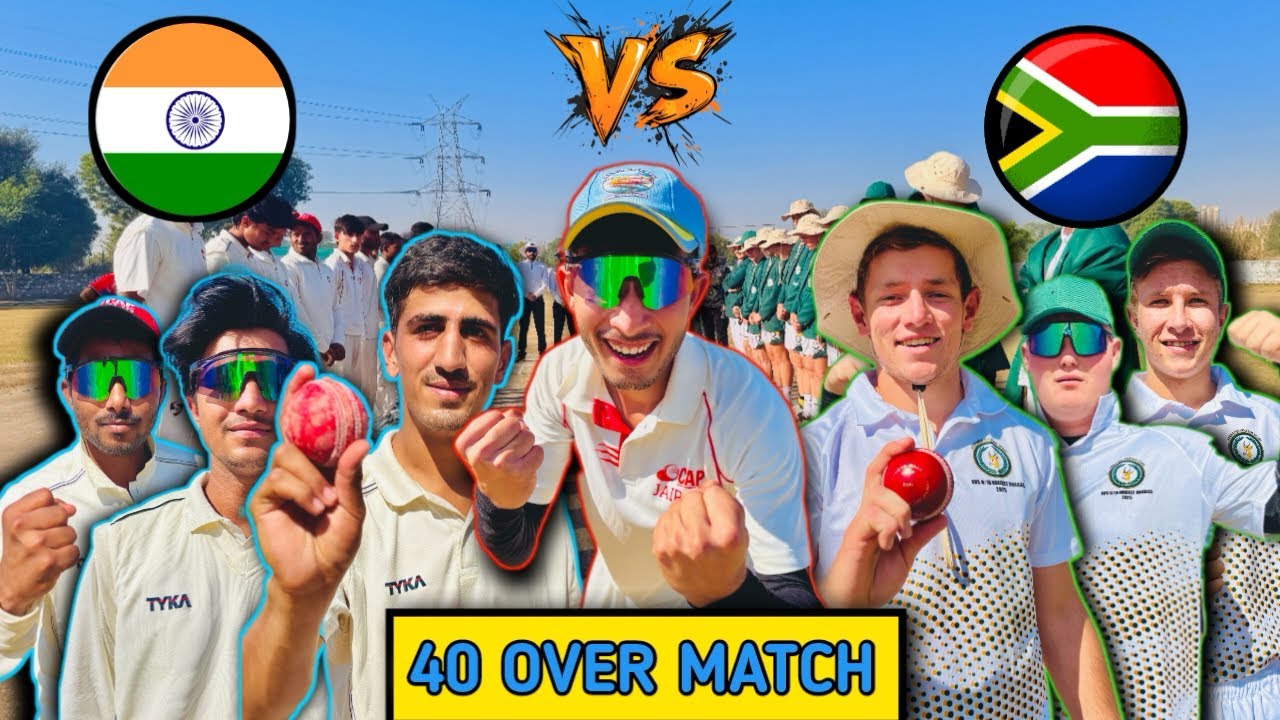 India 🇮🇳 vs South Africa 🇿🇦 Full Match | 40 Over Match | SA U19 Tour India #kaifvlog 