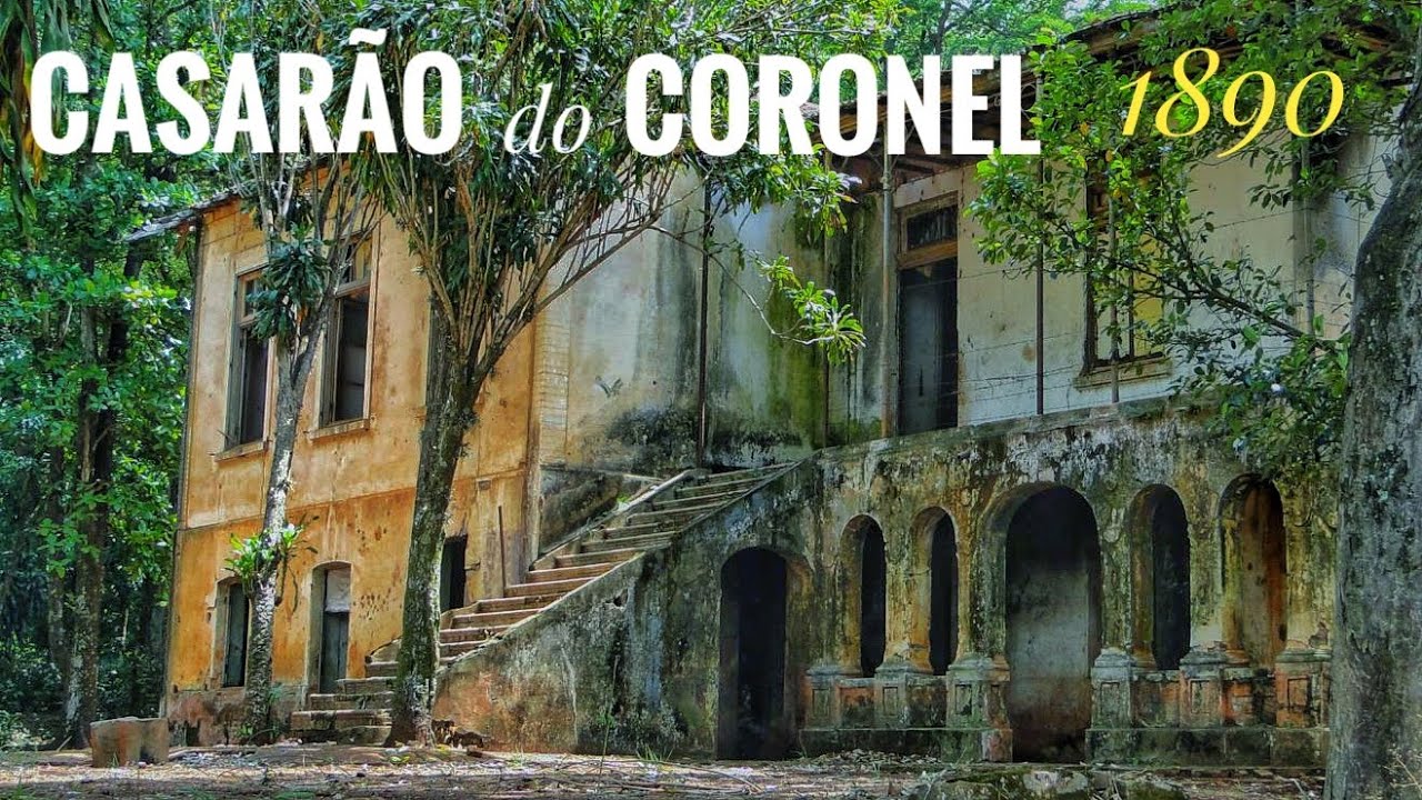 Senzala e Casarão do Coronel Construção de 1890 Abandonada