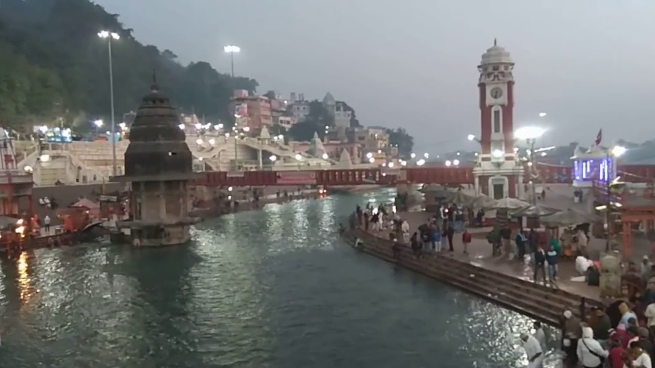 Morning Ganga Aarti at Har Ki Pauri, Haridwar
