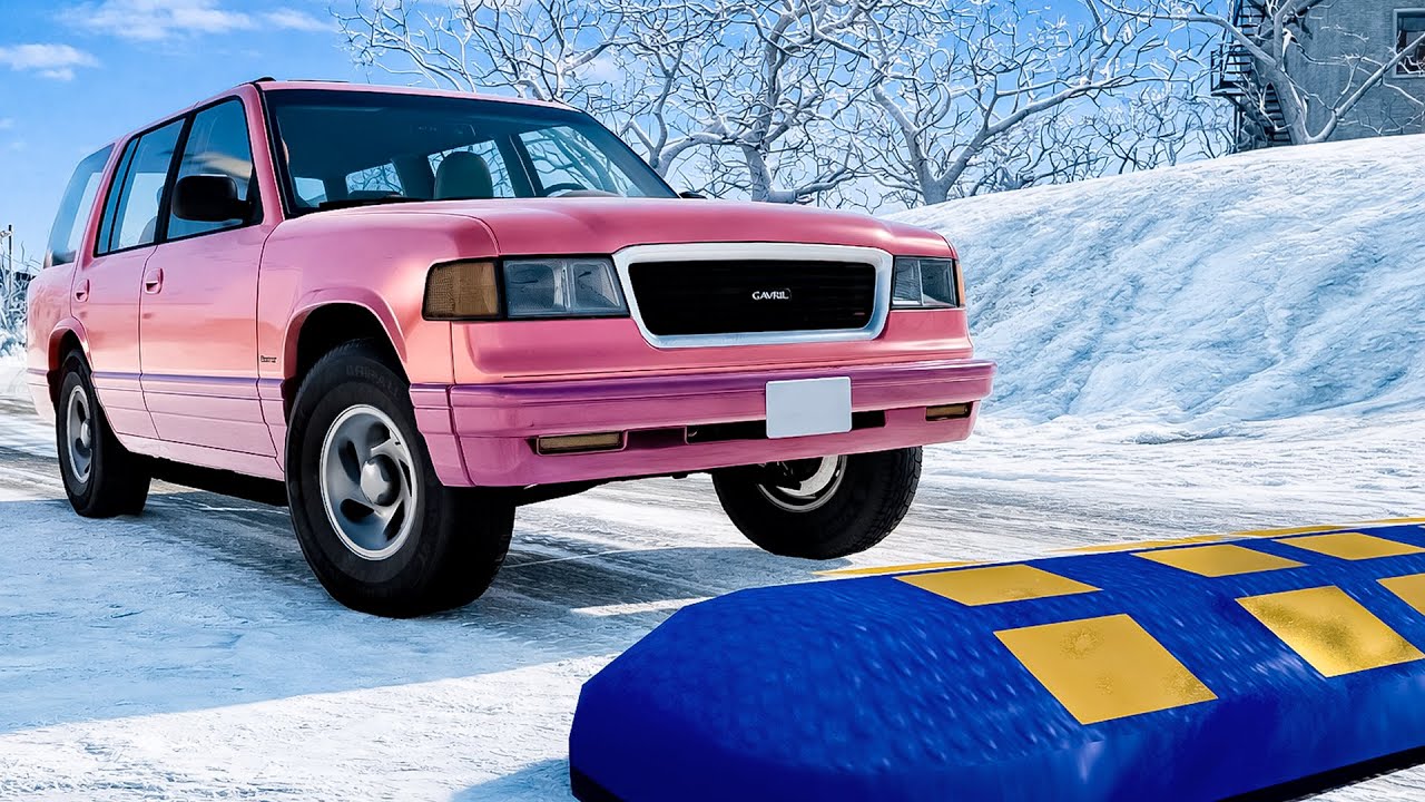 Massive Bump x Ledges x Broken Bridge #2 - BeamNG.drive