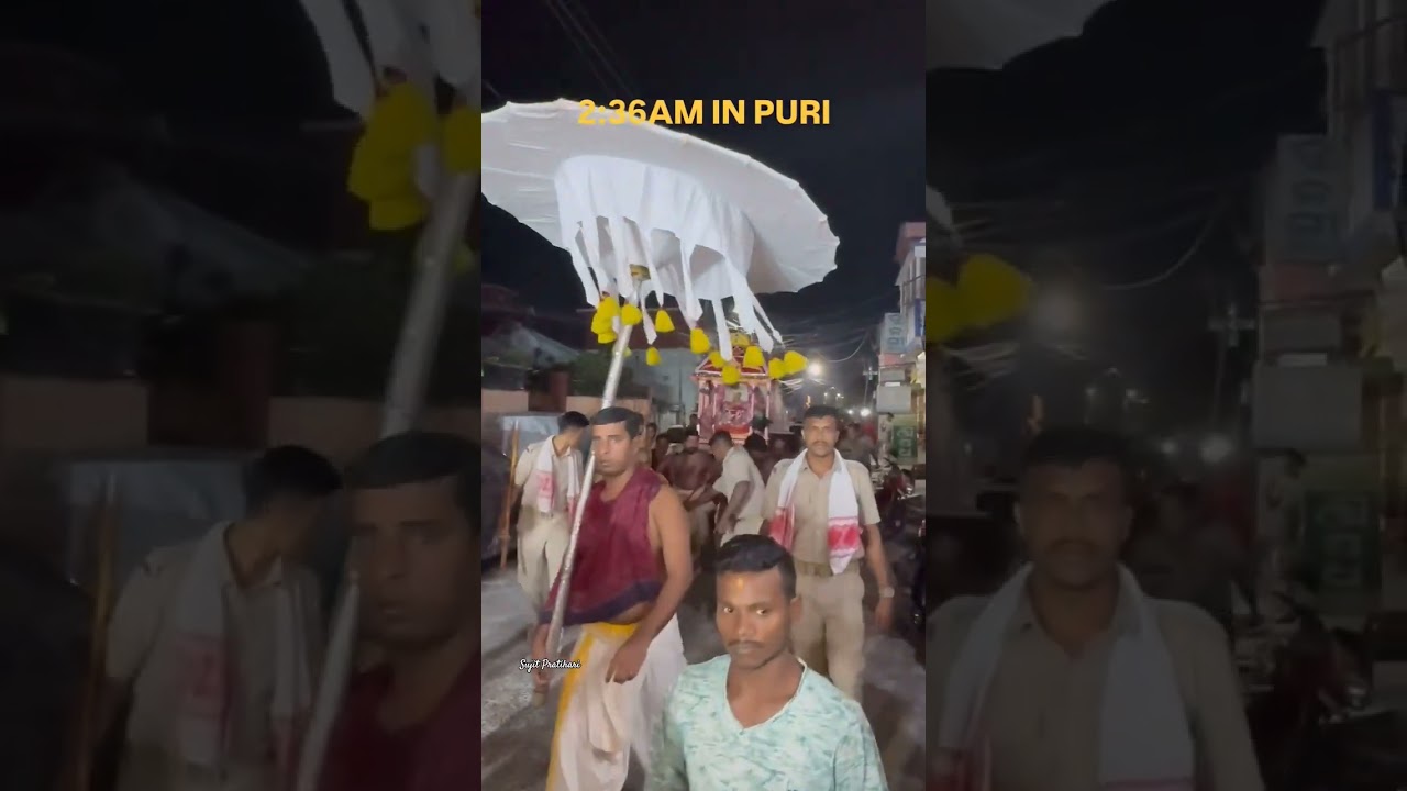 After Hera Panchami Rituals Maa Laxmi Coming towards Jagannath temple #2025 #jagannath #puri