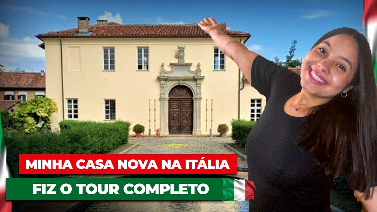 TOUR PELA MINHA CASA NOVA NA ITÁLIA 🇮🇹 estou morando em um castelo