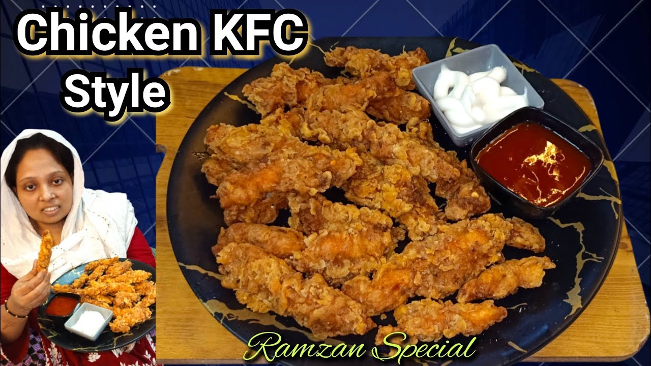Ramzan Day 10 Recipe l Chicken KFC Style l रमजान स्पेशल चिकन केएफसी घर में बनाने का आसान तरीका l 