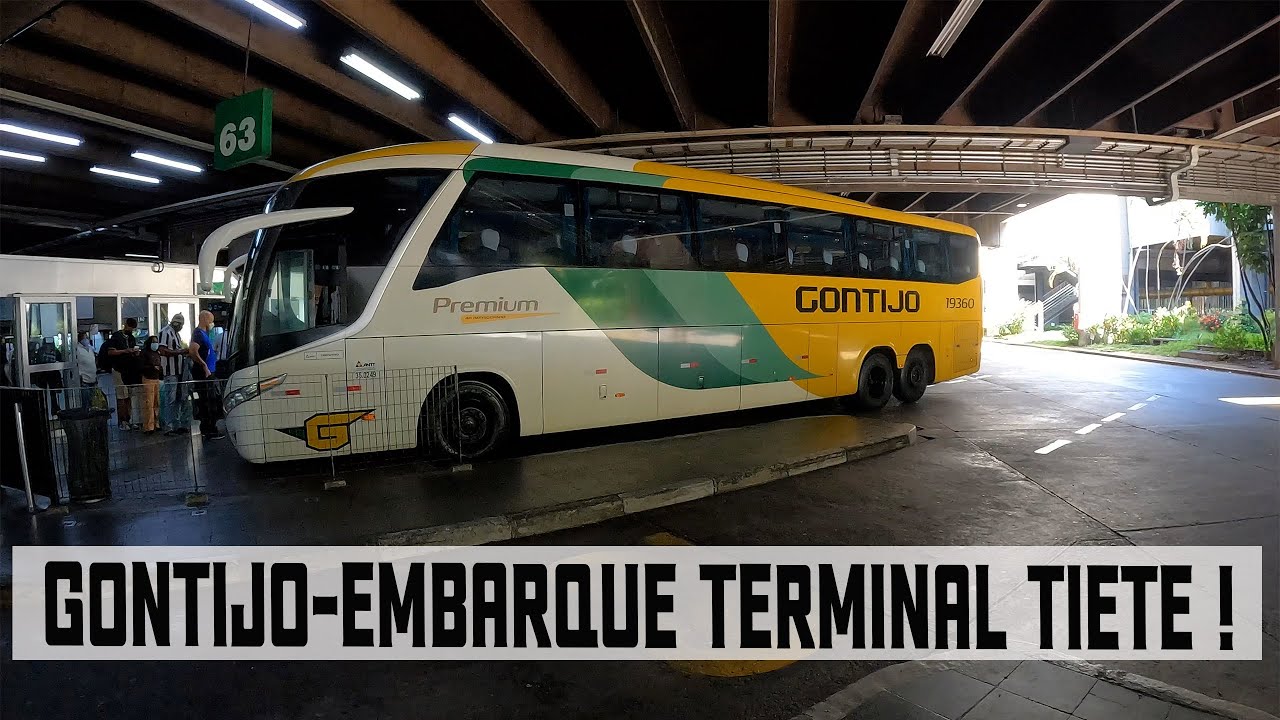 GONTIJO ⇋ Terminal Rodoviario do Tiete - Ônibus de São Paulo para Porto Seguro - BA - Trecho 01