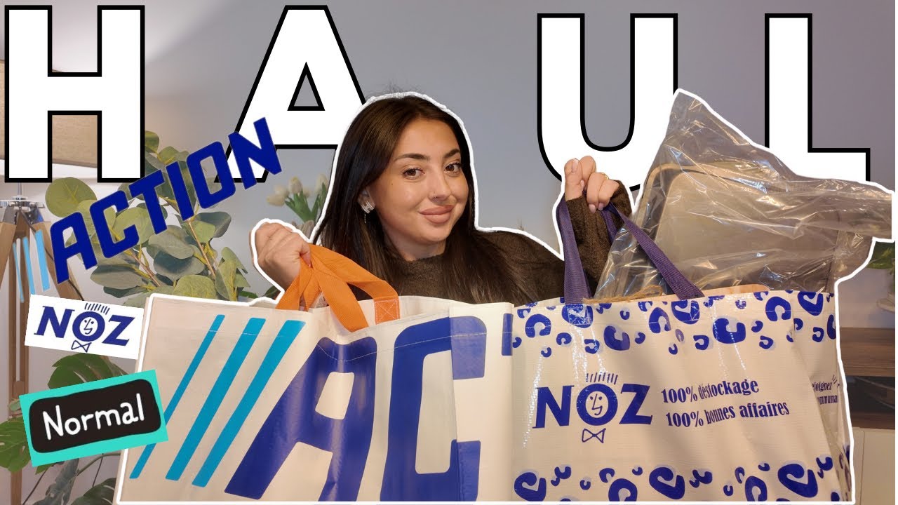 HAUL ACTION, NOZ & NORMAL 🛍️ Mes trouvailles shopping du jour + bons plans pas chers !