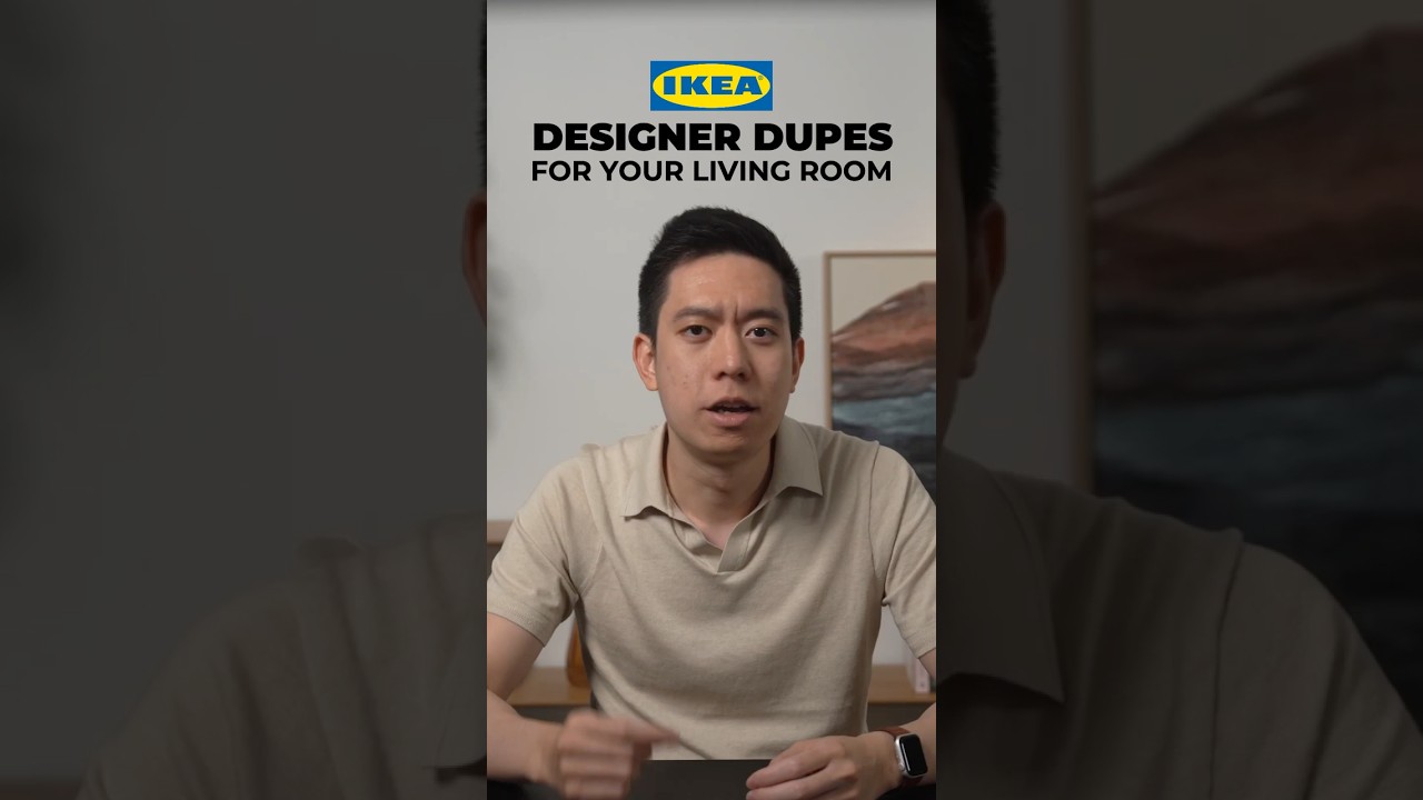IKEA High End Finds For Your Living Room! #dupe #ikea #savings