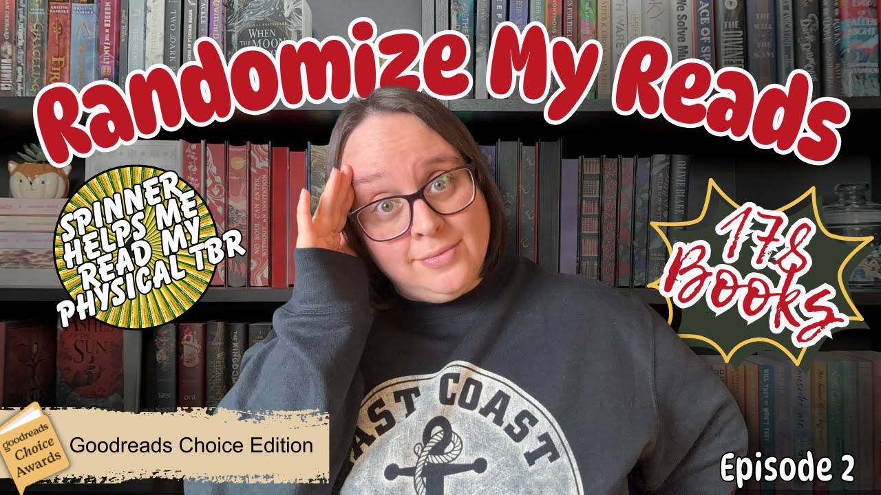 Spinner wheel of my physical TBR gives me a rollercoaster of reactions! Randomize My Reads Episode 2