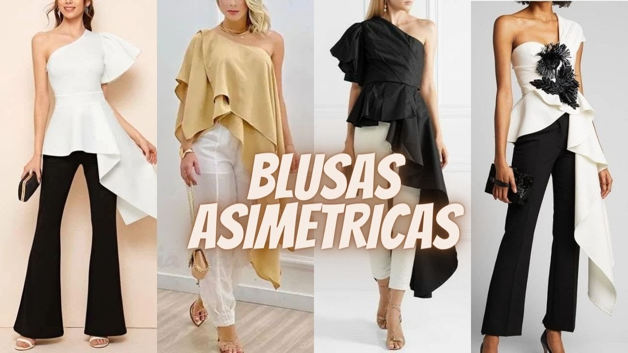 FASCINANTES BLUSAS ASIMETRICAS PARA ARMAR LOOKS💖FASCINATING ASYMMETRIC BLOUSES TO CREATE LOOKS😎