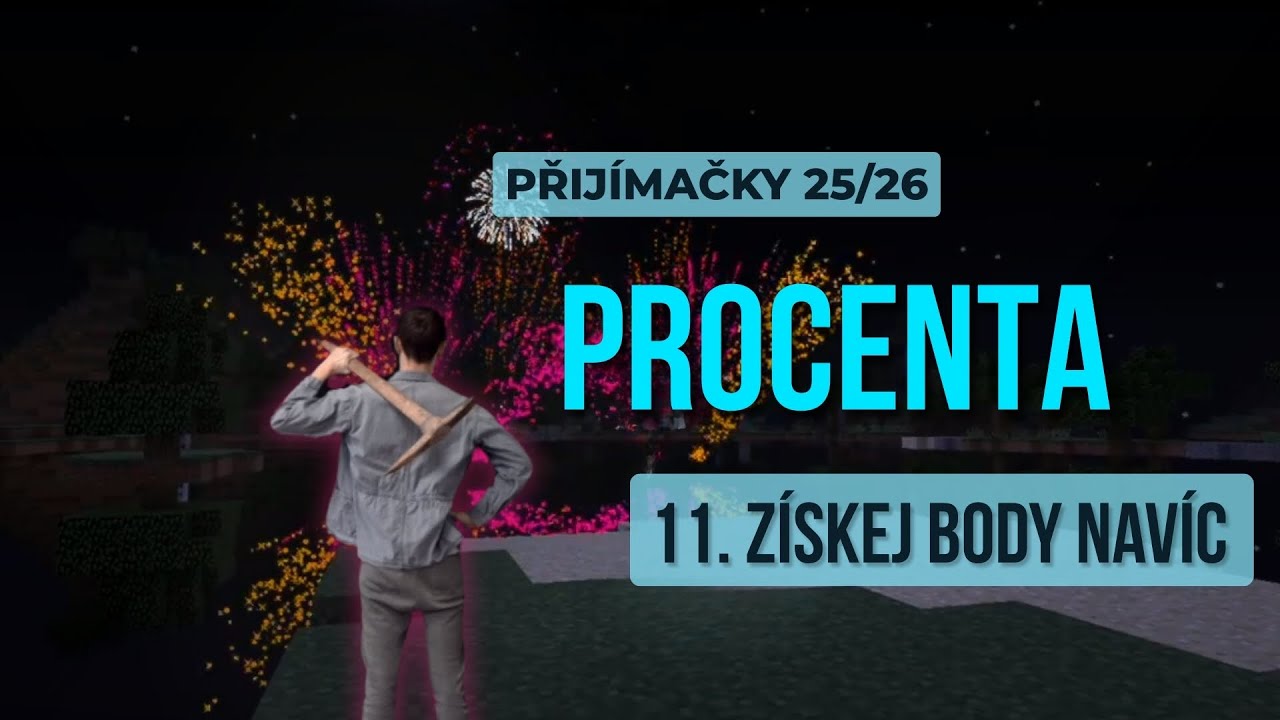 📘 Výzva: Přijímačky z matematiky 2025 #11 | 💪 Příprava k CERMAT testům | Procenta bez chyb