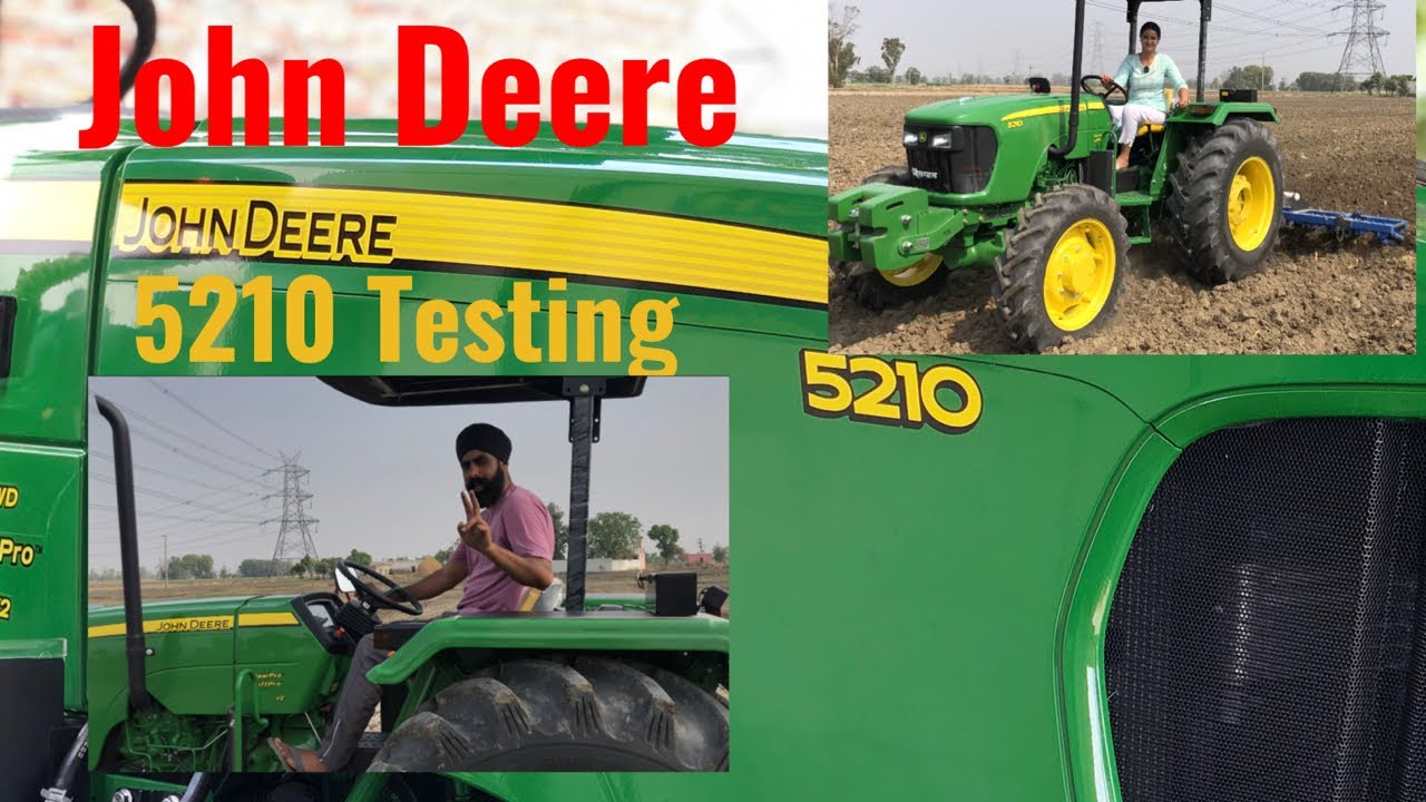 John Deere 5210 4x4 testing 15 hall | punjabi vlog | john Deere | Guri Hothi | #tractor #farming