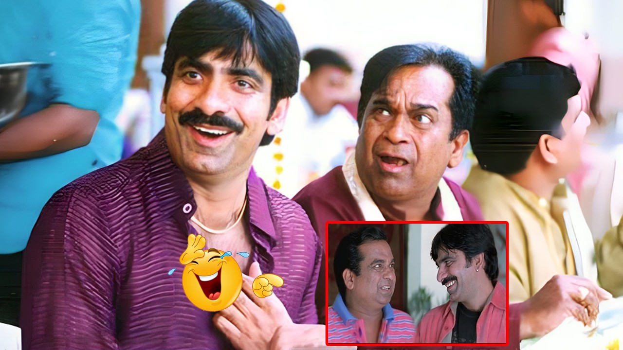 Ravi Teja And Brahmanandam Telugu Full Comedy Scene😂🤣 | Brahmanandam B2B Comedy Scenes | Comedy 🤣