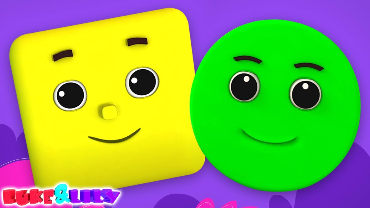 Shapes Song, We Are Shapes and Fun Kindergarten Rhymes for Babies